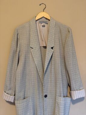 Norton McNaughton Vintage Checkered Blazer